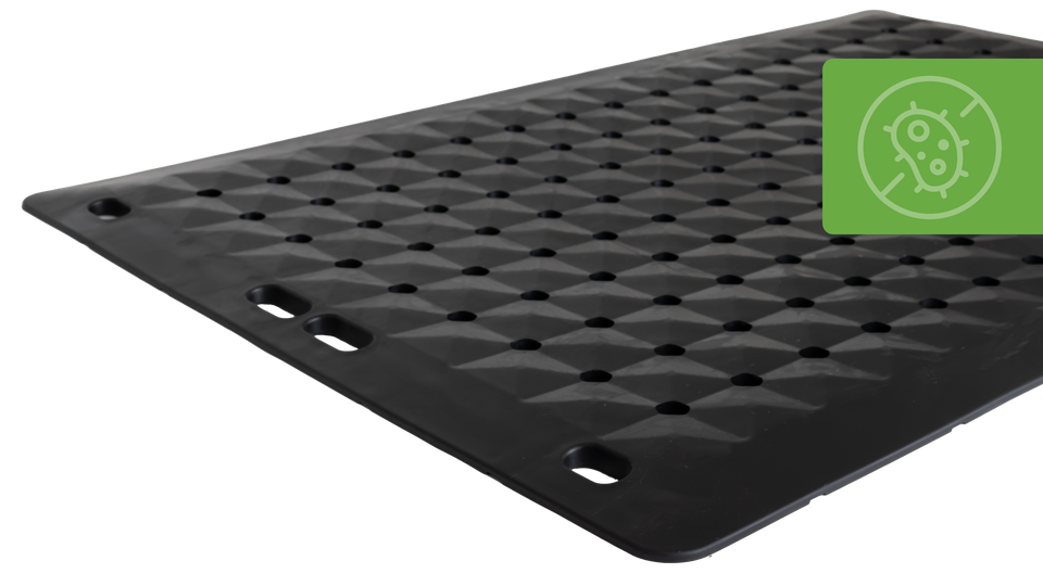 Antimicrobial Mat with Drainage